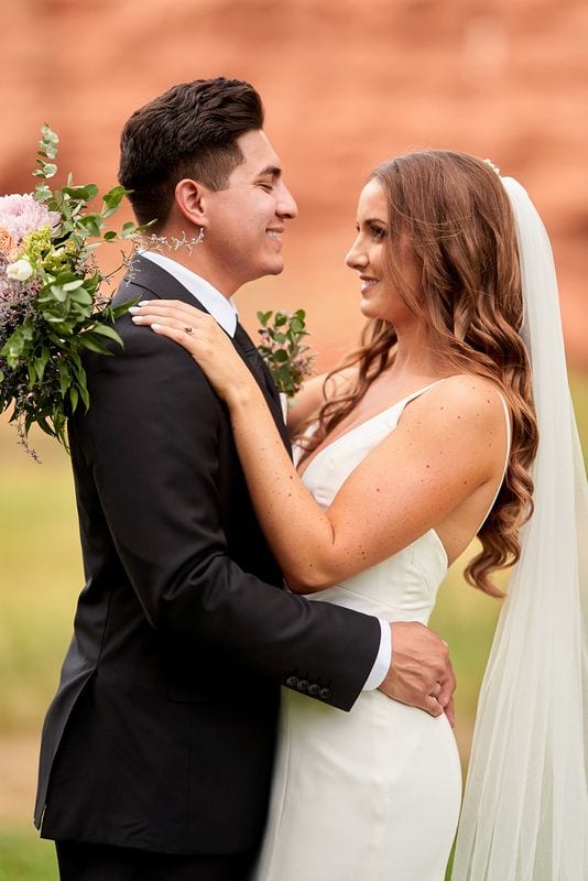 Meryl + Augustin wedding — bride + groom