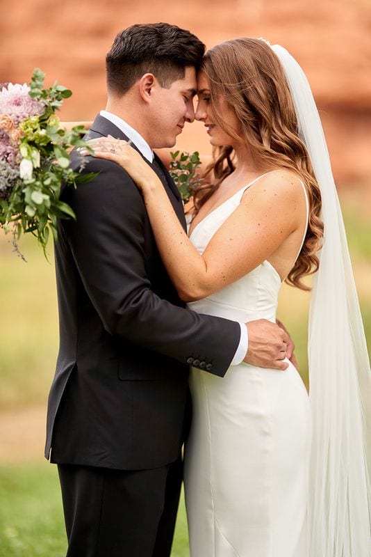 Meryl + Augustin wedding — bride + groom