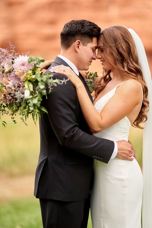 Meryl + Augustin wedding — bride + groom