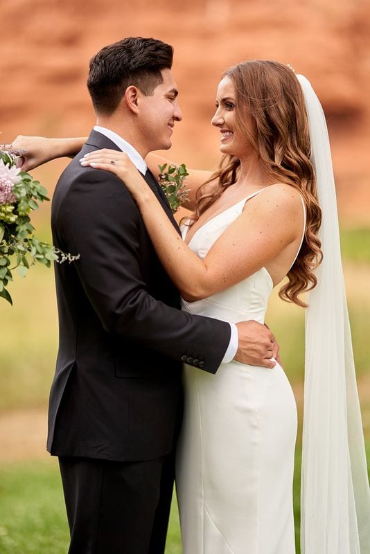 Meryl + Augustin wedding — bride + groom