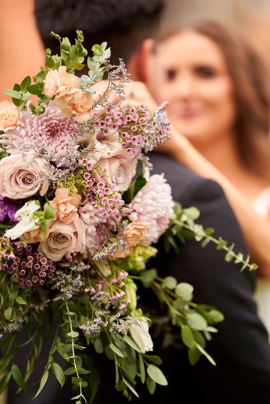 Meryl + Augustin's wedding: bride + groom