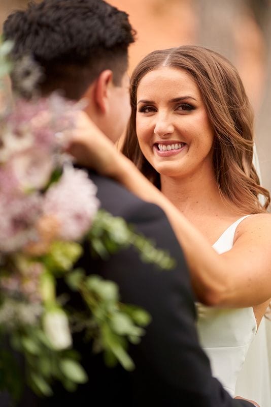 Meryl + Augustin wedding — bride + groom
