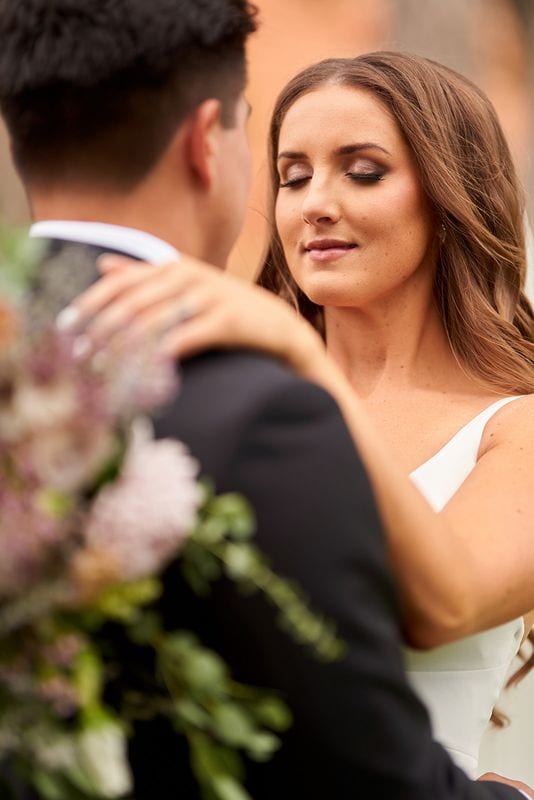 Meryl + Augustin wedding — bride + groom