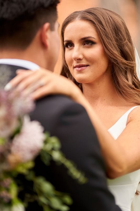 Meryl + Augustin wedding — bride + groom