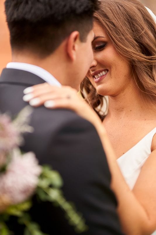 Meryl + Augustin wedding — bride + groom