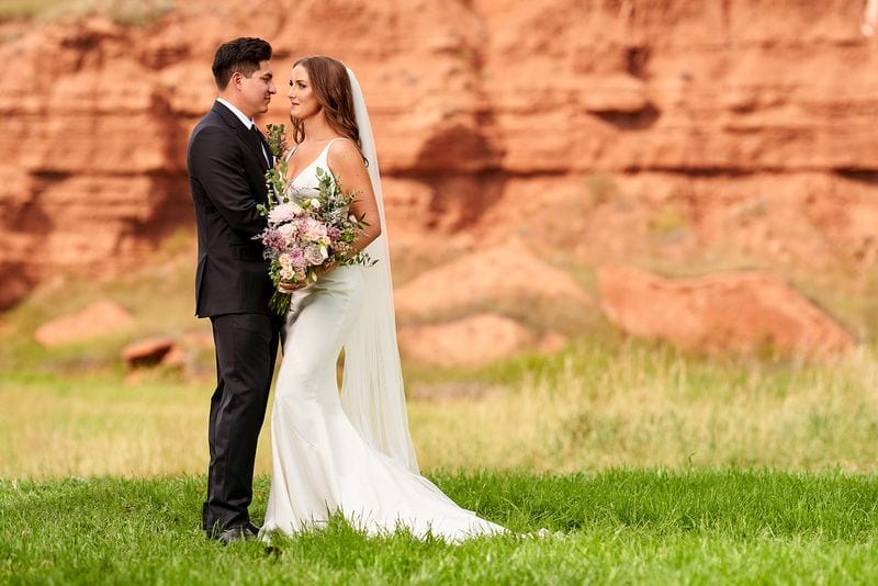 Meryl + Augustin wedding — bride + groom