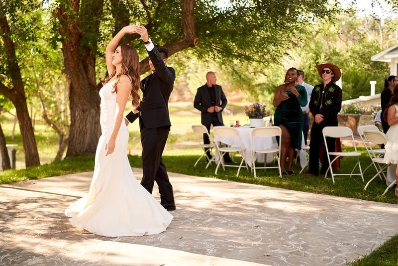 Meryl + Augustin wedding — first dance