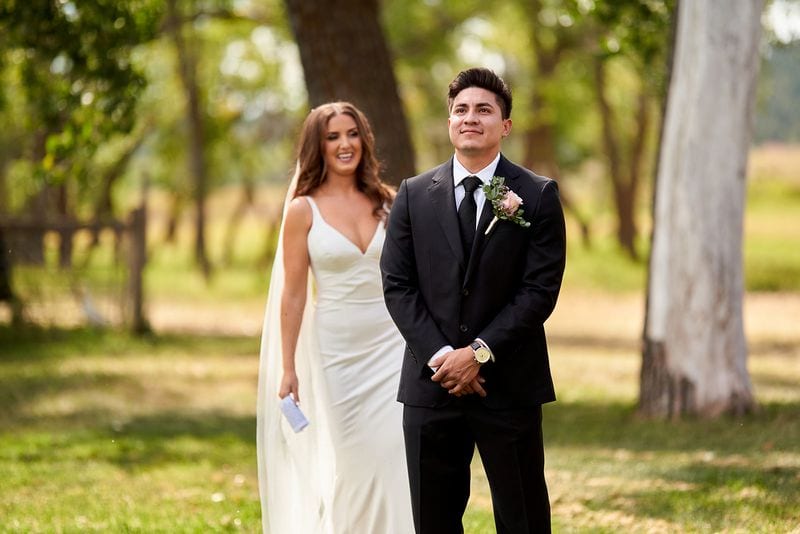 Meryl + Augustin wedding — first look + vows