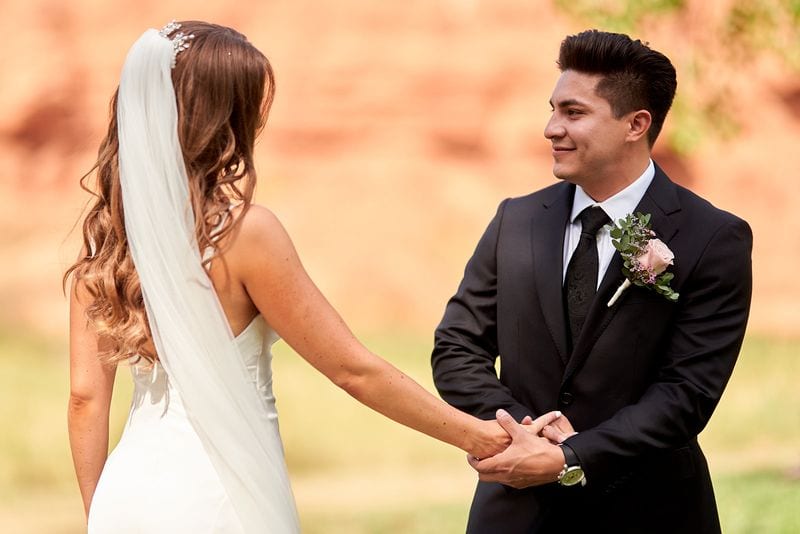 Meryl + Augustin wedding — first look + vows
