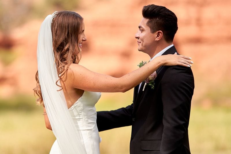 Meryl + Augustin wedding — first look + vows
