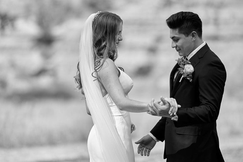 Meryl + Augustin wedding — first look + vows