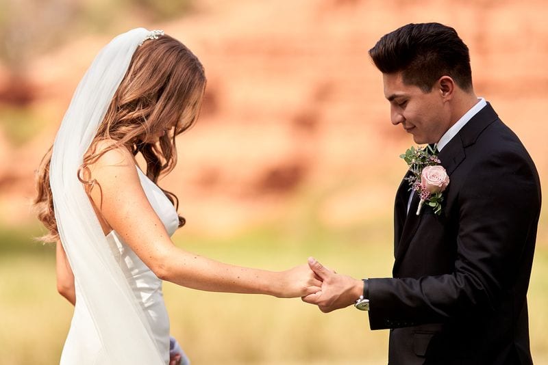 Meryl + Augustin wedding — first look + vows
