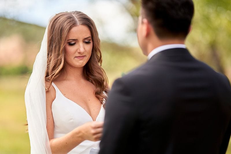 Meryl + Augustin wedding — first look + vows
