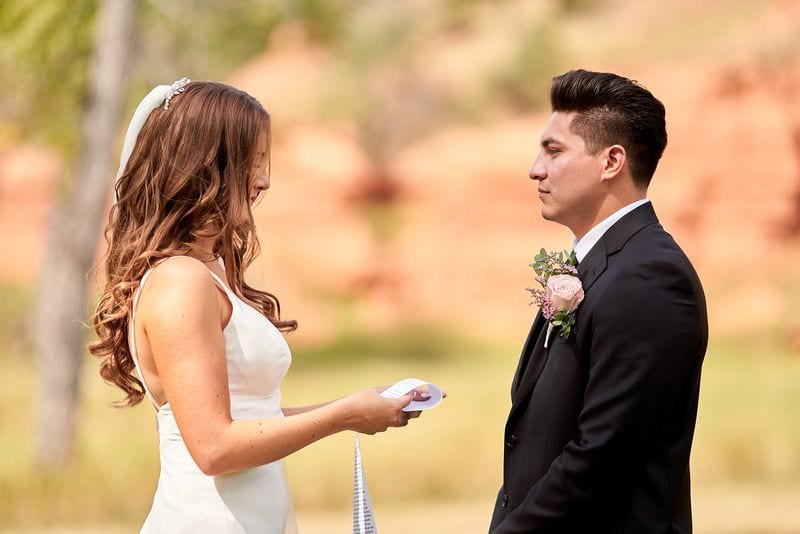 Meryl + Augustin wedding — first look + vows