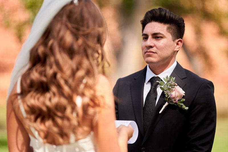 Meryl + Augustin wedding — first look + vows