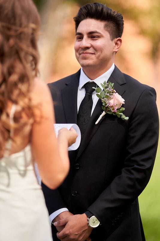 Meryl + Augustin wedding — first look + vows
