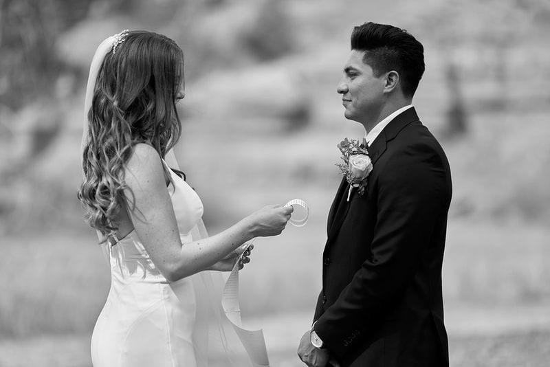 Meryl + Augustin wedding — first look + vows