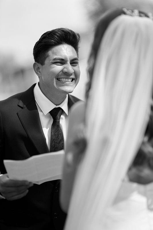 Meryl + Augustin's wedding: first look + vows