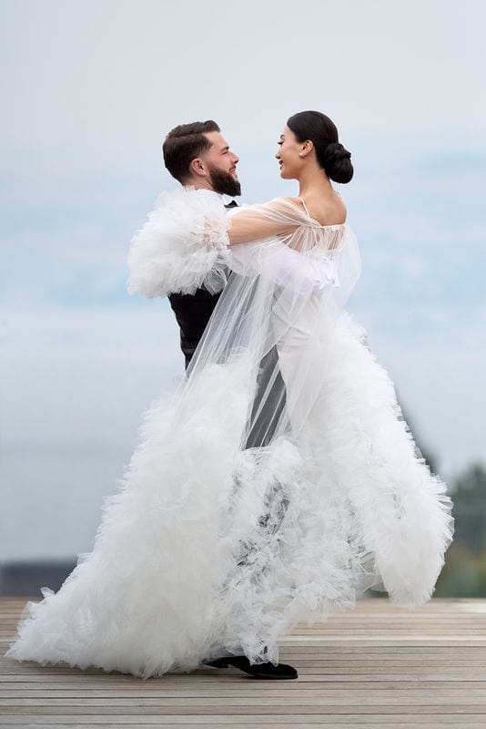 Noelle + Richie wedding — bride + groom