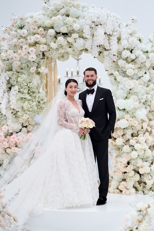 Noelle + Richie wedding — bride + groom