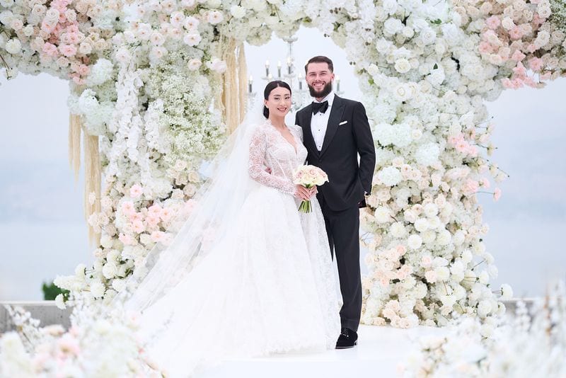 Noelle + Richie wedding — bride + groom