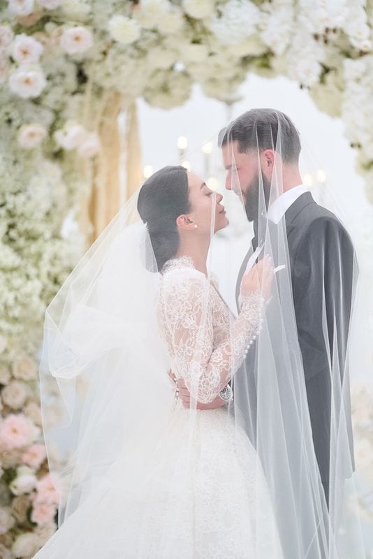 Noelle + Richie wedding — bride + groom