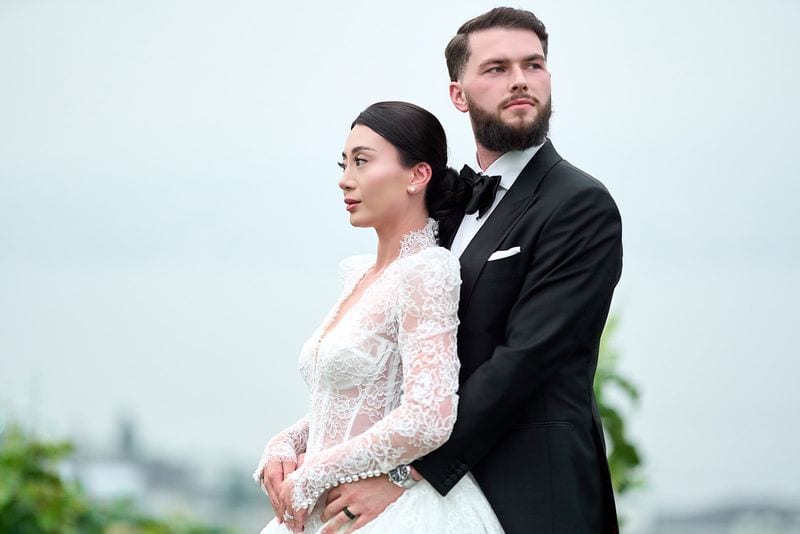 Noelle + Richie wedding — bride + groom