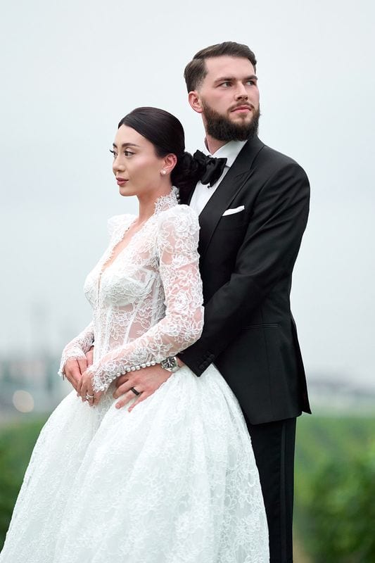 Noelle + Richie wedding — bride + groom