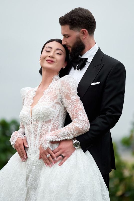 Noelle + Richie wedding — bride + groom