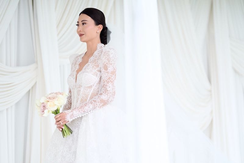 Noelle + Richie wedding — first looks