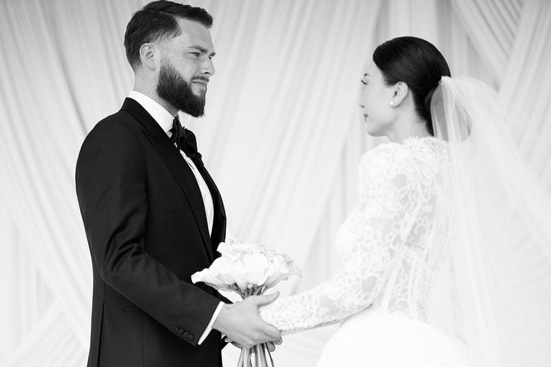 Noelle + Richie wedding — first looks