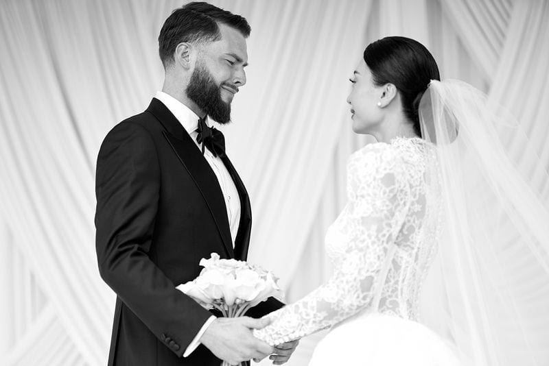 Noelle + Richie wedding — first looks