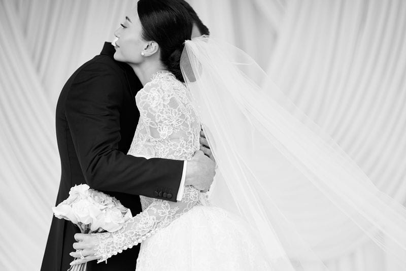 Noelle + Richie wedding — first looks