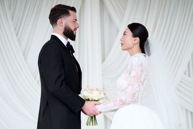 Noelle + Richie wedding — first looks