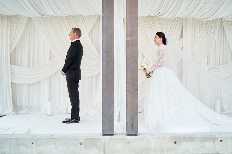 Noelle + Richie wedding — first looks
