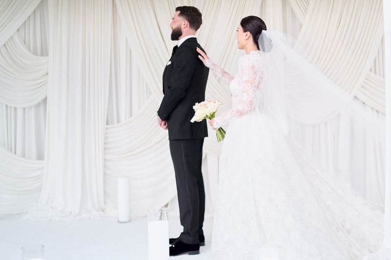 Noelle + Richie wedding — first looks