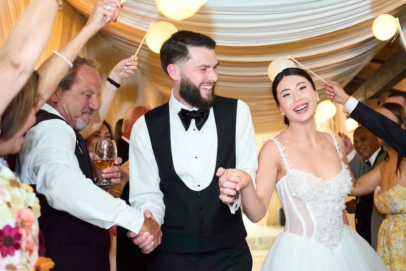 Noelle + Richie wedding — getaway