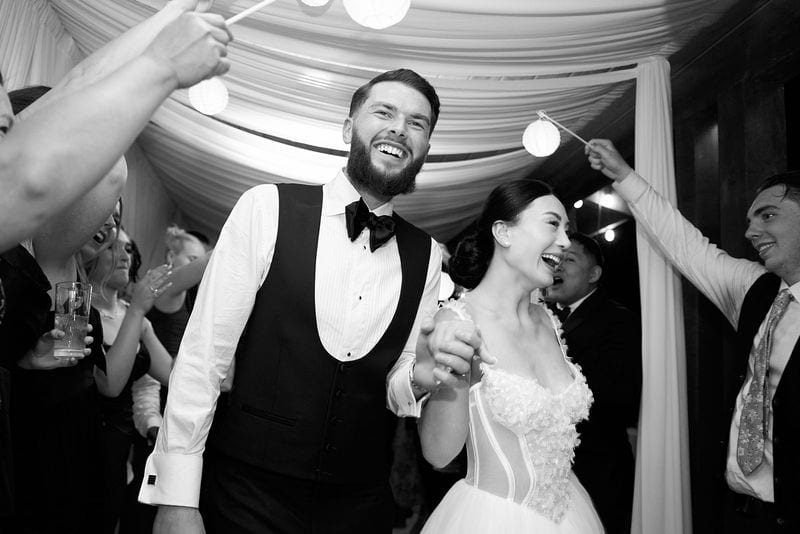Noelle + Richie wedding — getaway