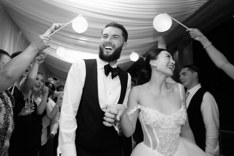 Noelle + Richie wedding — getaway
