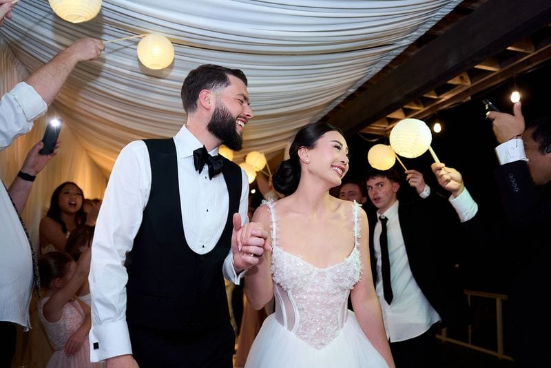 Noelle + Richie wedding — getaway