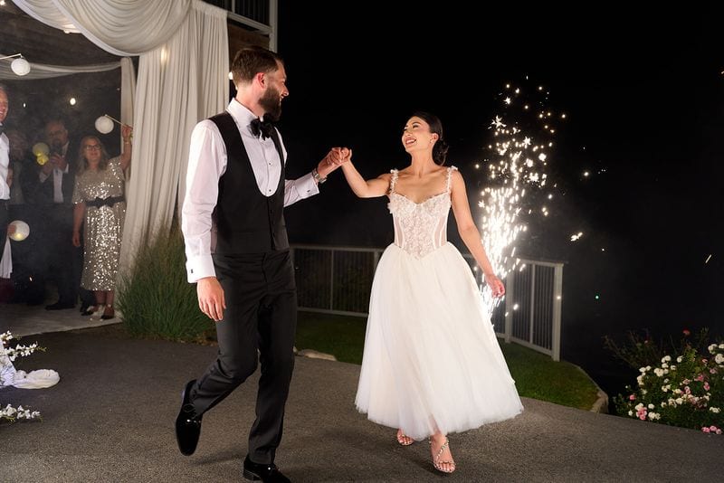 Noelle + Richie wedding — getaway