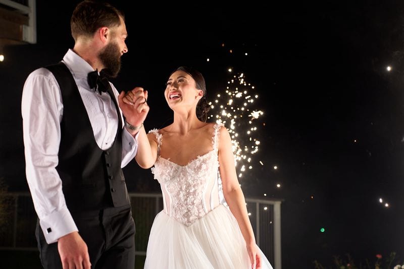 Noelle + Richie wedding — getaway
