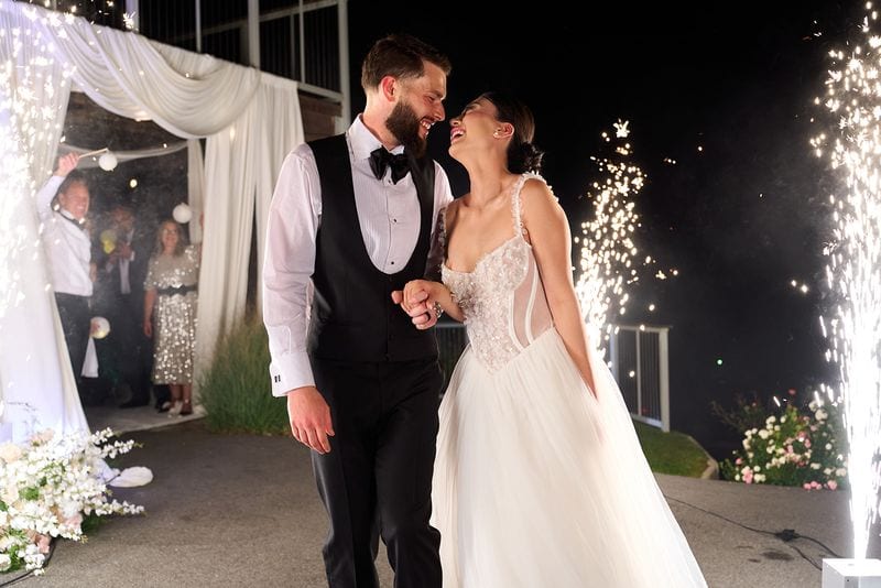 Noelle + Richie wedding — getaway