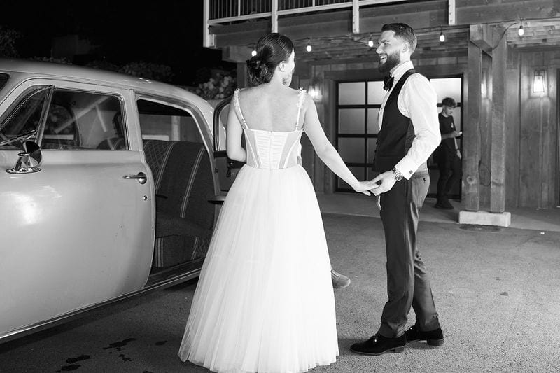 Noelle + Richie wedding — getaway