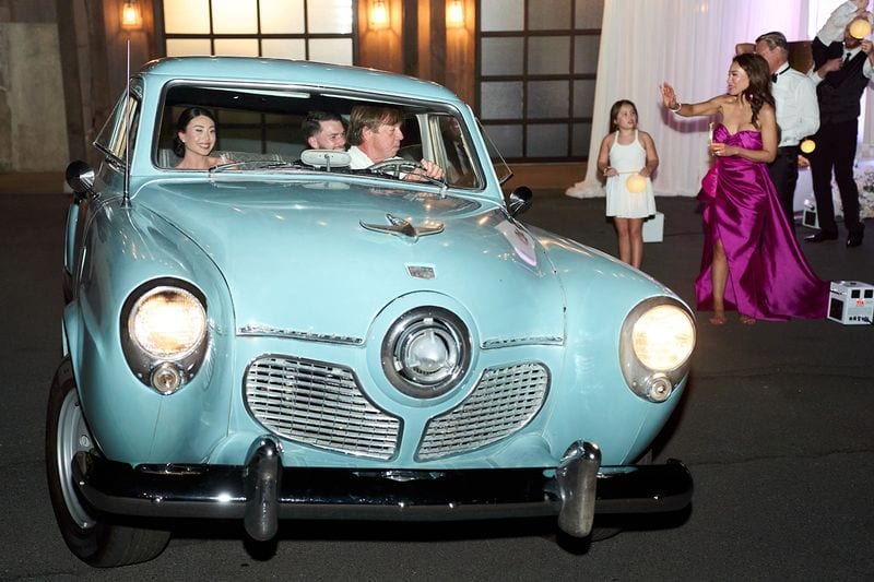 Noelle + Richie wedding — getaway