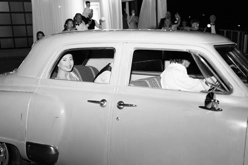 Noelle + Richie wedding — getaway