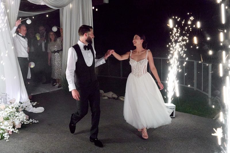 Noelle + Richie wedding — getaway