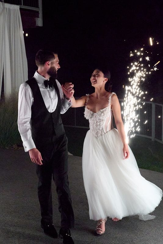 Noelle + Richie wedding — getaway