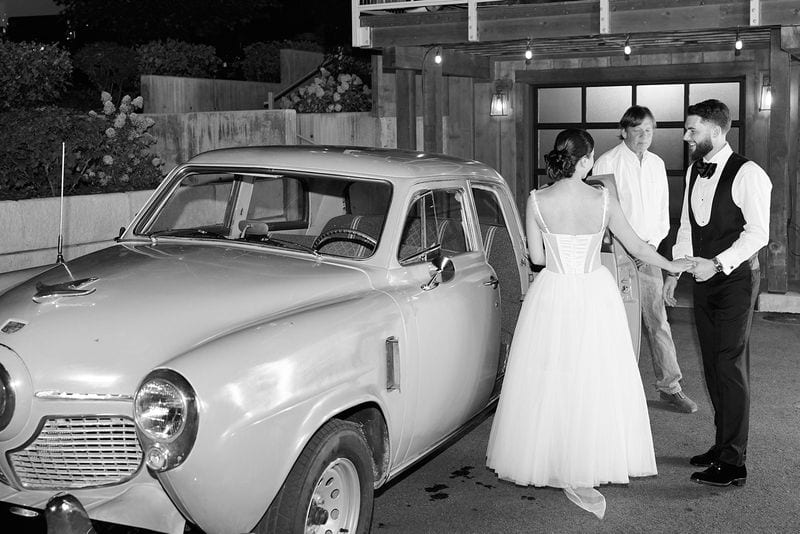 Noelle + Richie wedding — getaway