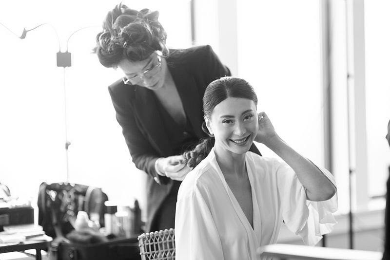 Noelle + Richie wedding — getting ready - girls